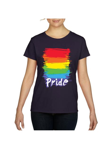 LGBT Gay Pride Rainbow Flag Women S Short Sleeve T Shirt Etsy