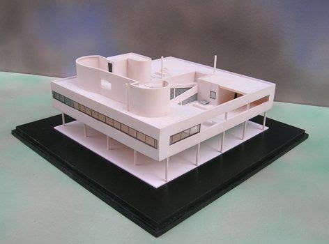 Villa Savoye Drawings Corbusier Architecture Conceptual Architecture