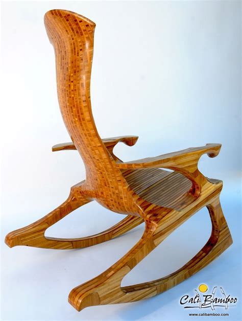 Bamboo plywood is made by lining thin strips of bamboo parallel to one another and heat pressing them together. Awesome bamboo rocking chair! Built with Cali Bamboo ...