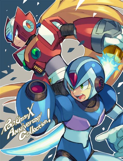 X And Zero Mega Man Art Mega Man Capcom Art