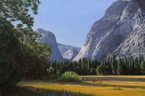 Yosemite Valley 24 X 36″ Oil Painting By Nick Savides Original