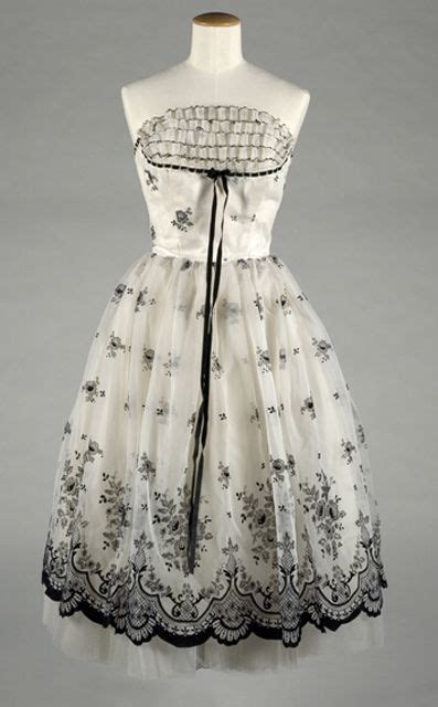 Prom Dress 1957 Indiana State Museum Старая одежда Платья Одежда