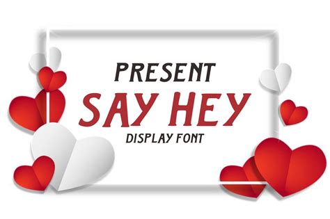 Say Hey Font By Rikistudio · Creative Fabrica