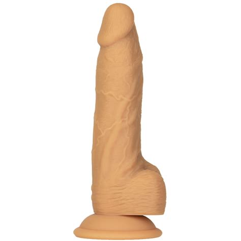 Buy The Naked Addiction Rotating Vibrating Dong With Remote Caramel