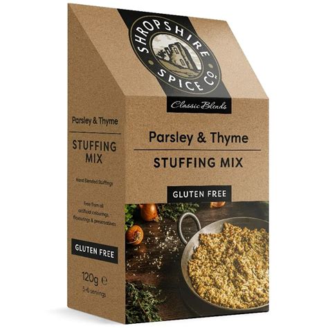 Shropshire Spice Gf Parsley And Thyme Stuffing 6x120g Auguste Noel Ltd