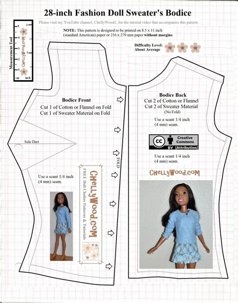 The Image Shows A Free Printable Pattern Available As A Pdf Pattern Or