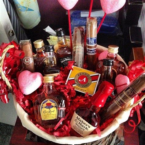 Goody basket for men on Valentine's Day! | Valentines day ...