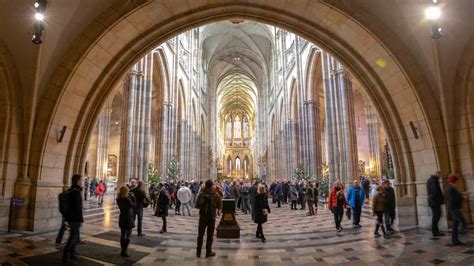 St Vitus Cathedral Inside The Prague Castle Walls Getting Stamped