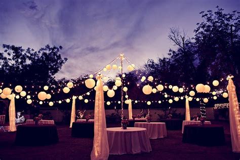 Diy Outdoor Wedding Lighting Ideas Outdoor Lighting Ideas