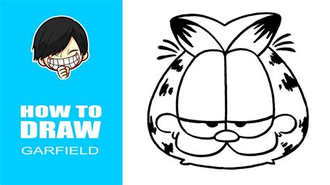 How To Draw Garfield Step By Step Youtube