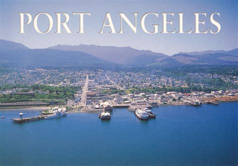 Port Angeles Wa Postcard Port Angeles Washington Sits A Flickr