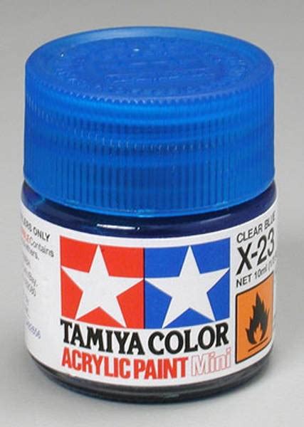 Tamiya Acrylic Mini X 23 Clear Blue 10ml Løten Rc Shop As
