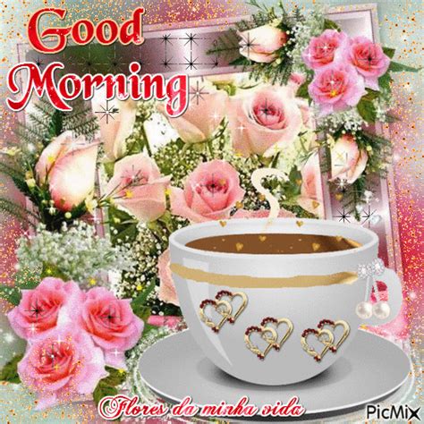 Super Beautiful Good Morning  With Roses Pictures Photos And