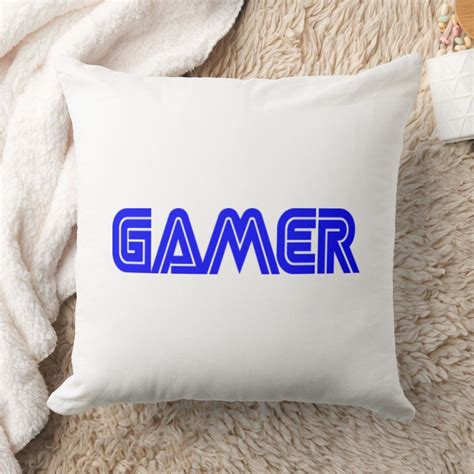 Gamer For Video Game Players As Gaming Ts Lumbar Pillow Zazzle In