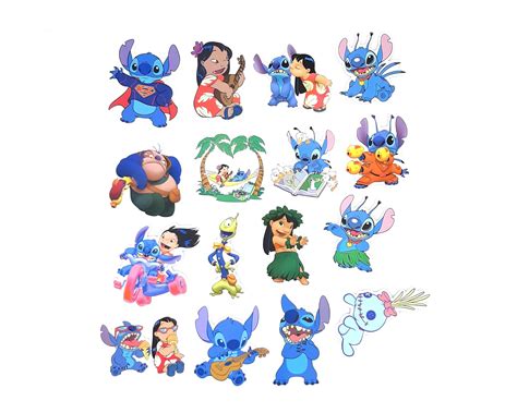 Lilo And Stitch Stickers Vinyl Sticker For Laptop Scrapbook Phone