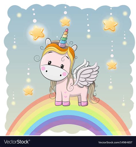 Unicorn Rainbow Cartoon