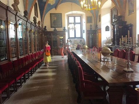 The dunfermline carnegie library is the first carnegie library, also a public library, built in 1883. The old Libraria, the library Collegium Maius, now the museum of Jagiellonian University ...