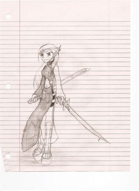 Elf Girl Warrior By Swordsman Shadow On Deviantart