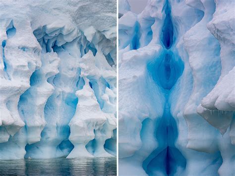 Photographs Of Antarcticas Blue Ice At Eye Level Alk3r