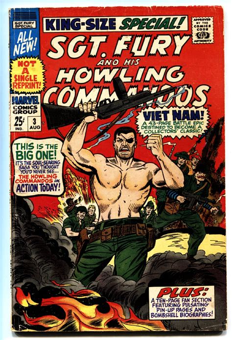 Sgt Fury And His Howling Commandos Annual 3 1967 Vietnam Issue Comic