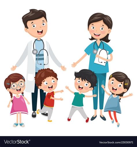 Of health care and medical Royalty Free Vector Image | Kids health