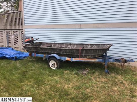 Armslist For Trade 12 Foot Jon Boat With Trailer
