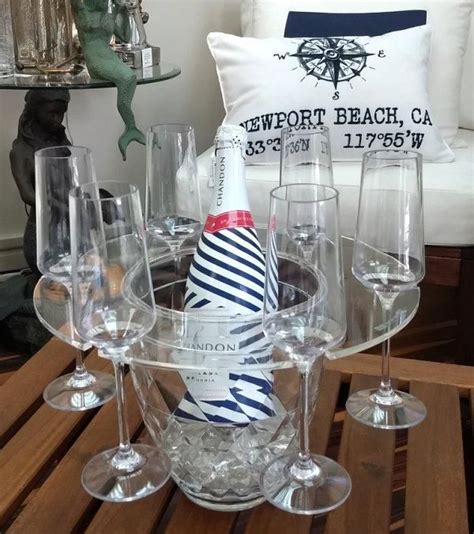 Many times, a disappointing show of effervescence is the fault of the glass and not the champagne. Acrylic Wine/Champagne Ice Bucket & Glass Holder | Wine ...