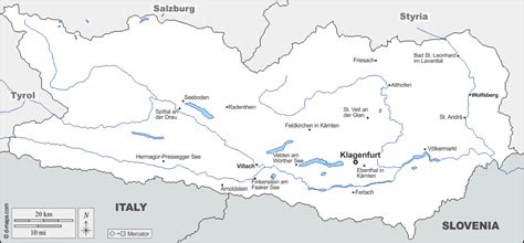 Die kärnten card öffnet die türen zu täglich über 100 ausflugszielen wie bergbahnen, tierparks, schifffahrt, museen und vieles mehr in kärnten. Kärnten Kostenlose Karten, kostenlose stumme Karte ...
