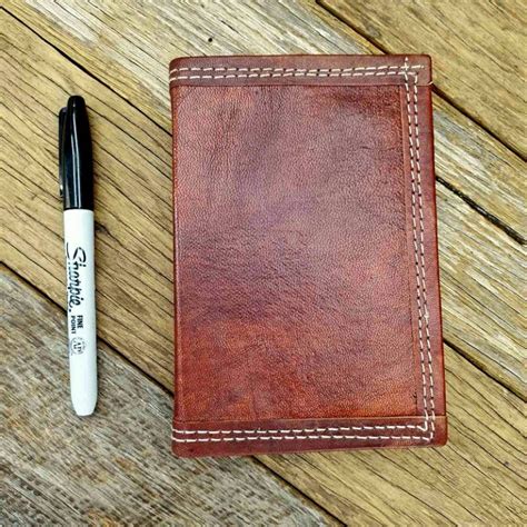 Indiana Small Ms Goat Hidehandmade Refillable Leather Travel Journal