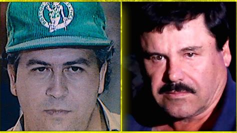 Pablo Escobar Vs El Chapo Guzmán Comparison Narcos Netflix Youtube