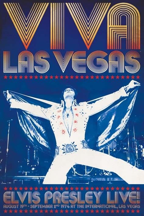 Plakat Obraz Elvis Presley Viva Las Vegas Kup Na Posterspl
