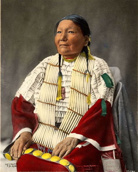 1898 Calls Her Name Sioux Female Native American Indian Art Poster Print History • 13 95