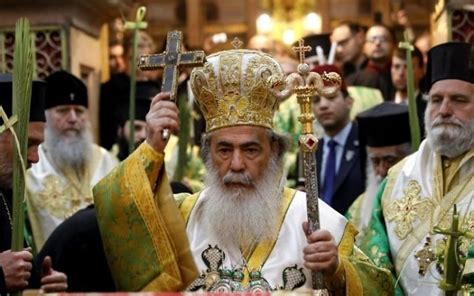 Palestinians Call For Ouster Of Greek Orthodox Patriarch The Times Of
