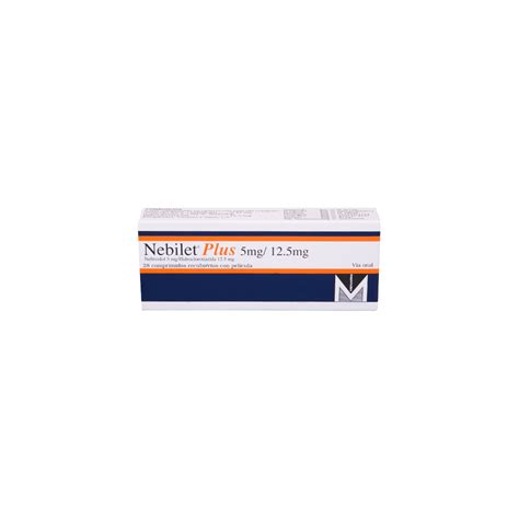 Nebilet Plus 5 12 5 Mg X 28 Tab Unidad