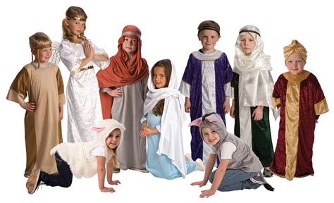 Complete Nativity Dress Up 10 Piece Costume Set Lanativ M Nativity Costumes Christmas Eve
