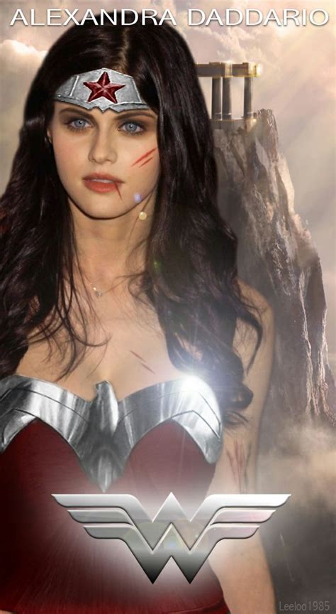 Alexandra Daddario As Wonder Woman Wonder Woman Alexandra Daddario