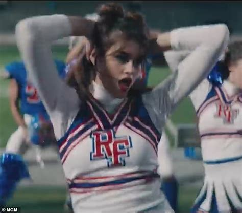 kaia gerber throws punches as a cheerleader who joins all girls fight club in first bottoms