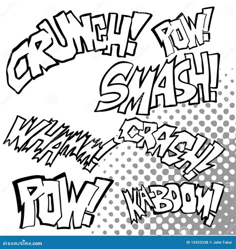 Comic Sound Effects In Pop Art Vector Style 72919009