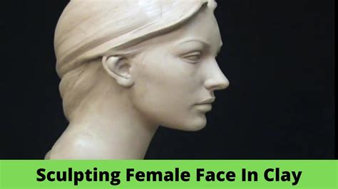 Sculpting Female Head In Water Based Clay Sculpting Demo Youtube