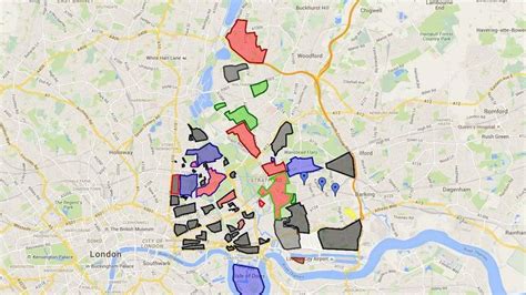 Gang Map Of London