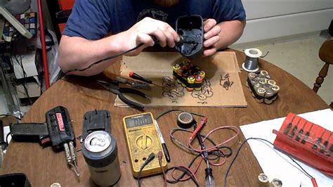 Led flashlight · lithium ion Cordless Drill Battery Pack Rebuild for $20 or Repair for ...