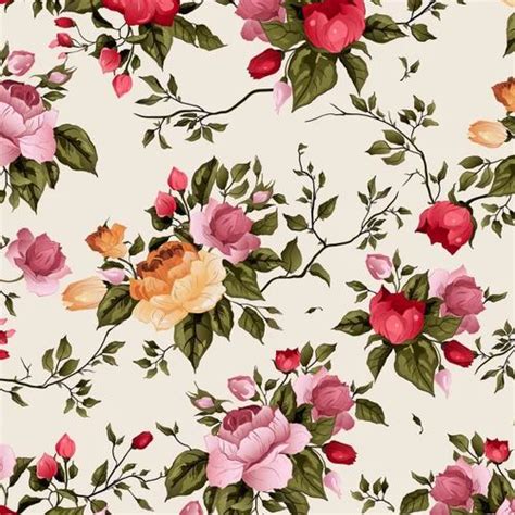 Floral Fabric Vintage Magnolia Florals Pink Fabric By The Ubicaciondepersonas Cdmx Gob Mx