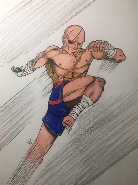 ArtStation - Sagat Tiger Knee