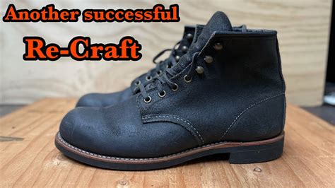 Red Wing Blacksmith Resole With Drsole Super Grip Youtube