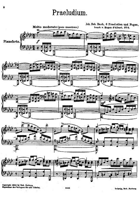 Prelude And Fugue In F Minor Bwv 534 Bach Johann Sebastian Imslp