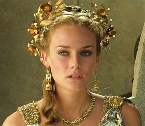 Diane Kruger As Helen Of Troy Greek Hair Diane Kruger Beauty