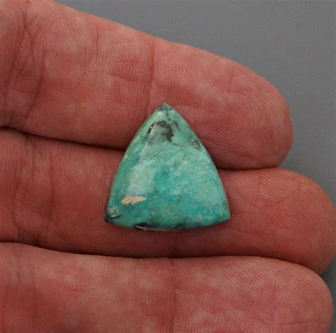 Natural Turquoise Cabochon From The Southwest Natural 18 5 Carats Cab