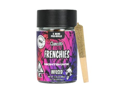 Connected Frenchies 5pk Mini Pre Rolls 25g Nightshade Strain