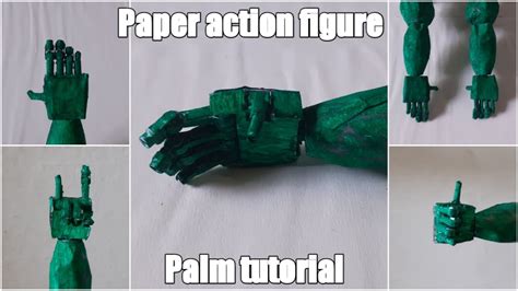 How To Make Paper Action Figure Palm Hulk Action Figure Part 2