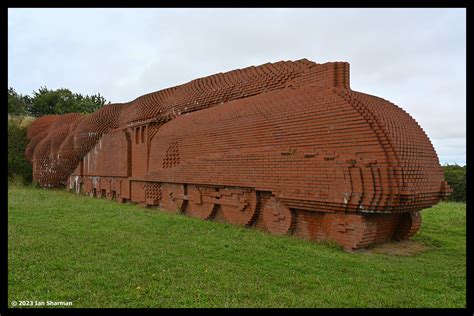 The Brick Train Sculpture Darlington 22nd July 2023 Flickr